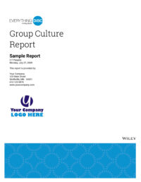 Everything DiSC Group Culture report
