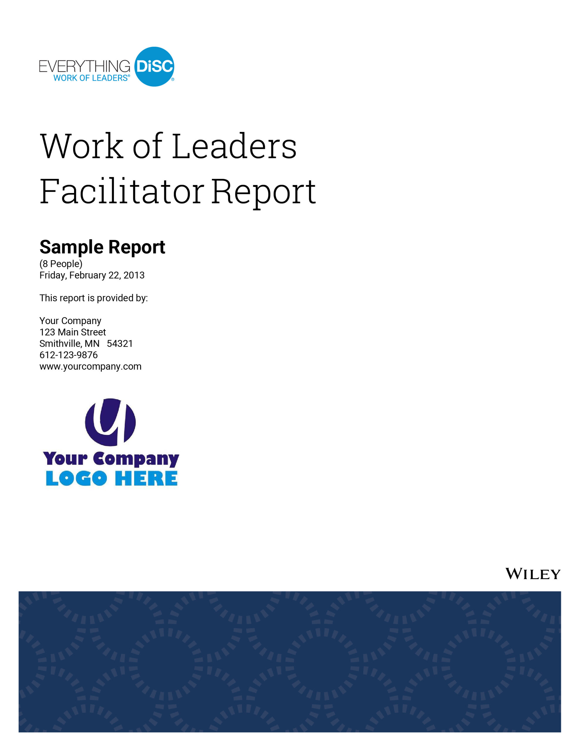 Everything DiSC Work of Leaders facilitator report