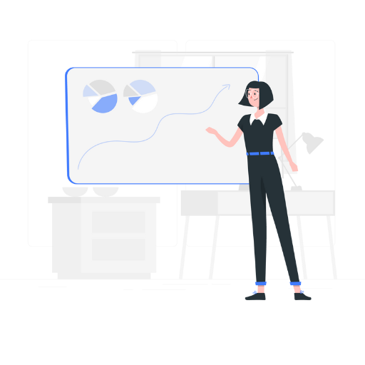 Illustration représentant une coach, consultante - DiSC Partners